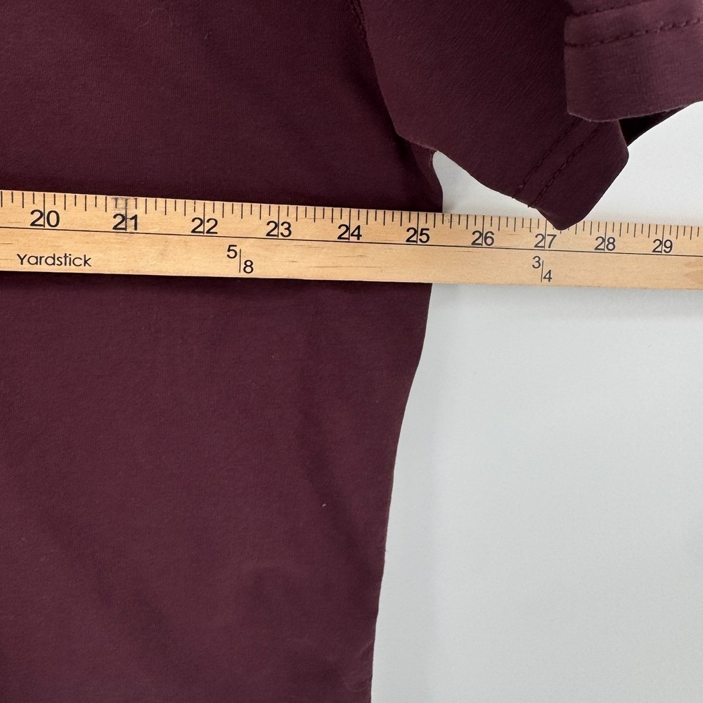 BYLT Premium Basics LUX Polo Shirt XXL Maroon Stretch Performance Casual Golf - Picture 7 of 10